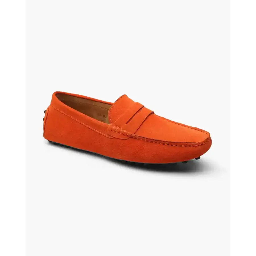 The Riviera Suede Loafers - Orange / EU 38 / UK 5 / US 5.5