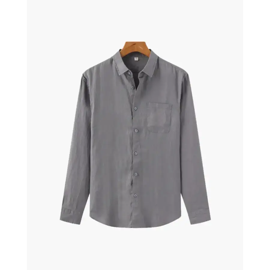 Timeless Linen Shirt - Grey / S