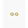 Twisted Gold Knot Earrings