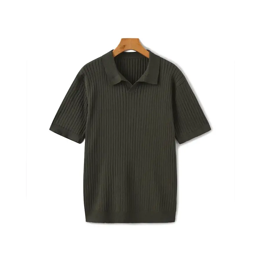 Valmont Textured Polo - Green / XS