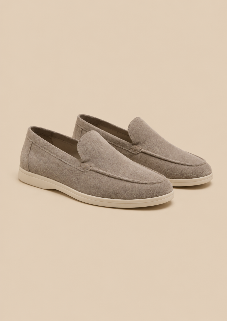 Velour Suede Loafers - Mocha EU 38 / US 5 / UK 4
