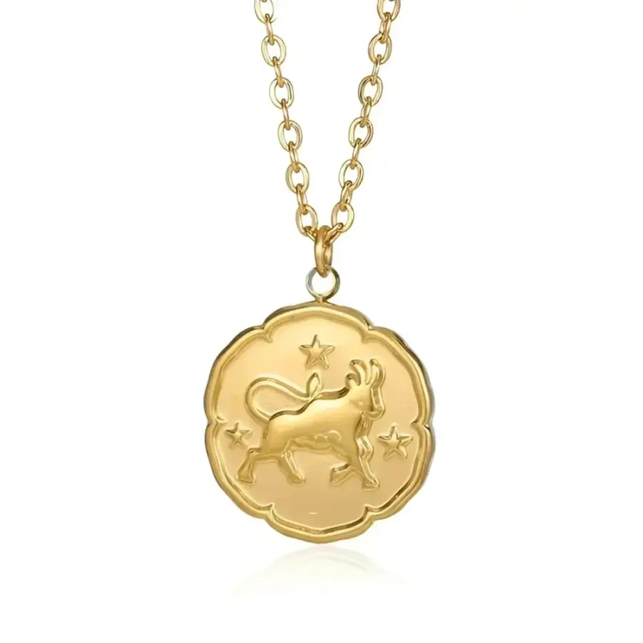 Zodiac Astrological Necklace - Taurus