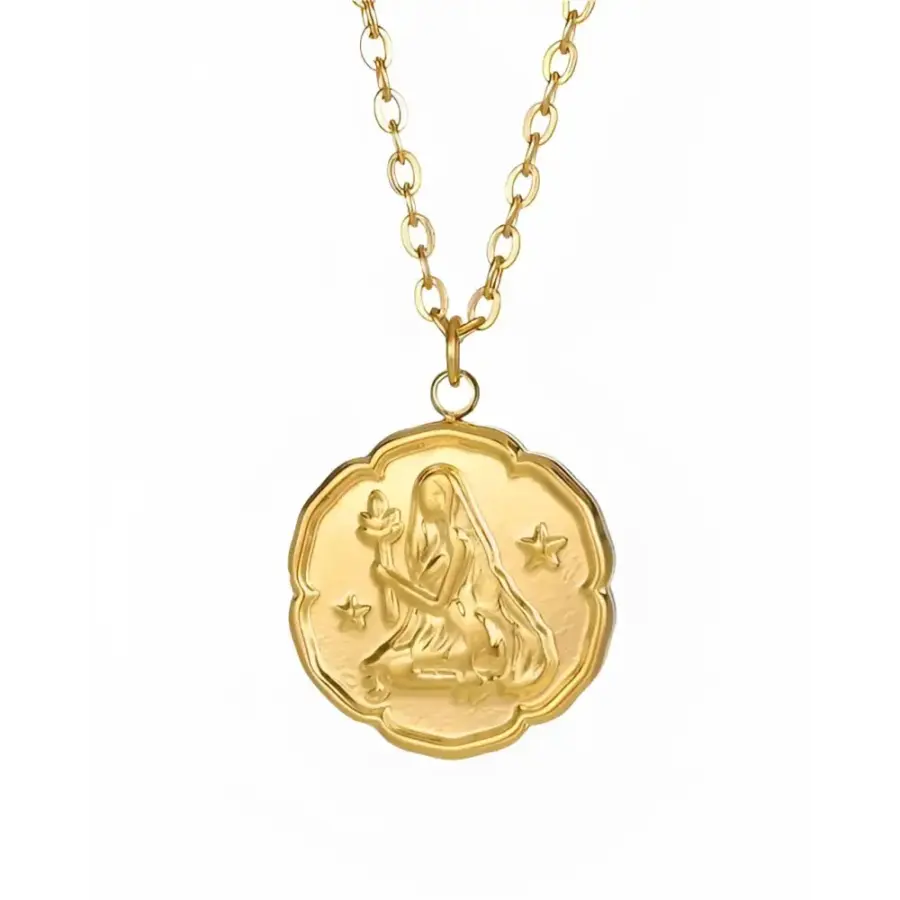 Zodiac Astrological Necklace - Virgo